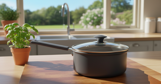 20cm Black nonstick cooking pot
