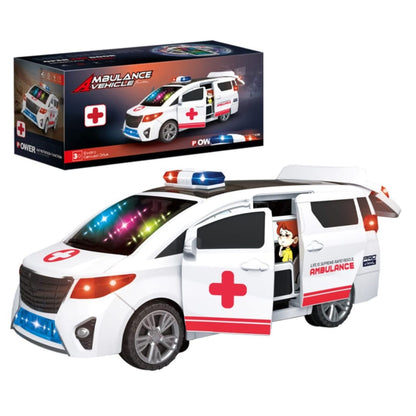 Rotating Ambulance Toy Car