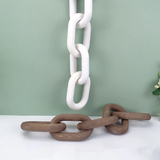 5-Link Wood Knot Rustic Decorative Accents