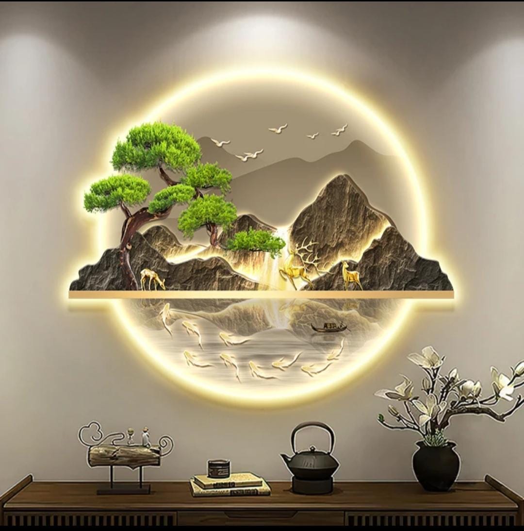 3D LED Decorative Wall Clock