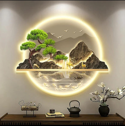 3D LED Decorative Wall Clock