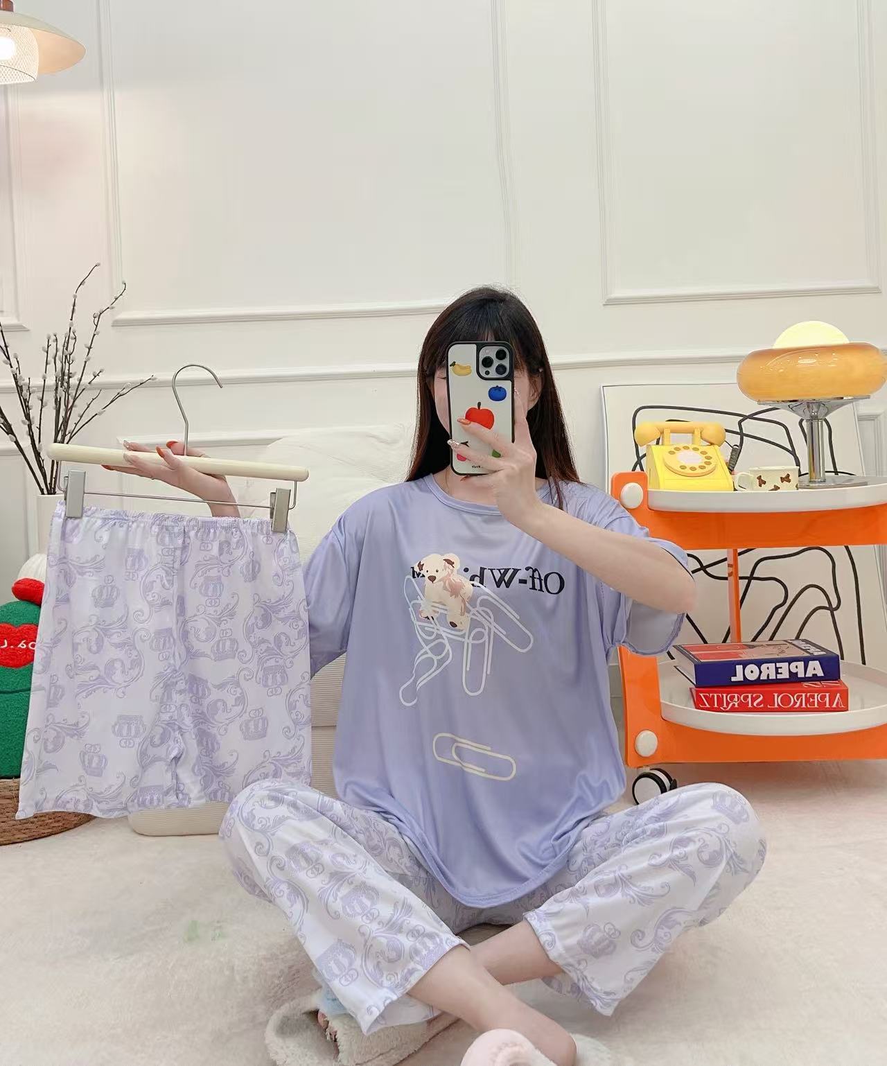 3Pc Ladies Pajama Set
