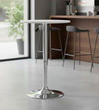 Round Adjustable Height Dining/Cocktail Table