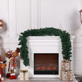 Christmas Green Pine Needle Wreath Garland