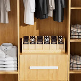 Bamboo Belt Organizer