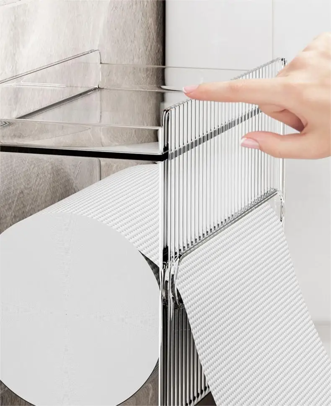 Clear Tissue Box