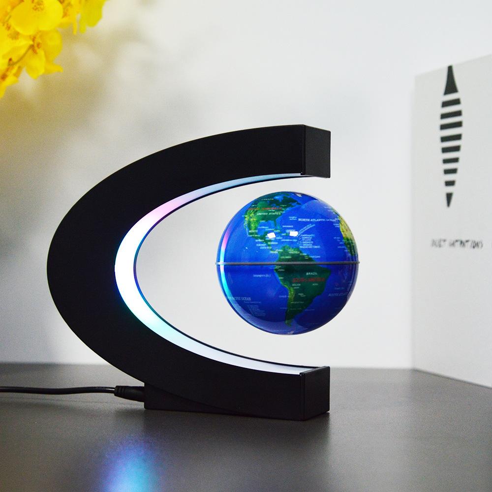 Magnetic Floating Globe with World Map