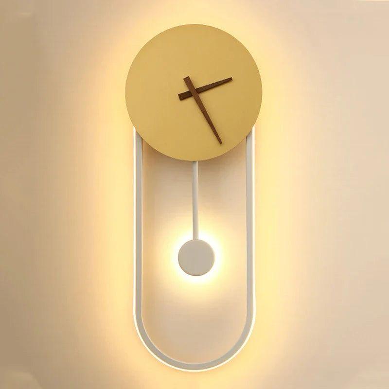 Nordic Modern LED Wall Lamp in White and Black