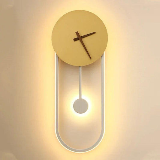 Nordic Modern LED Wall Lamp in White and Black