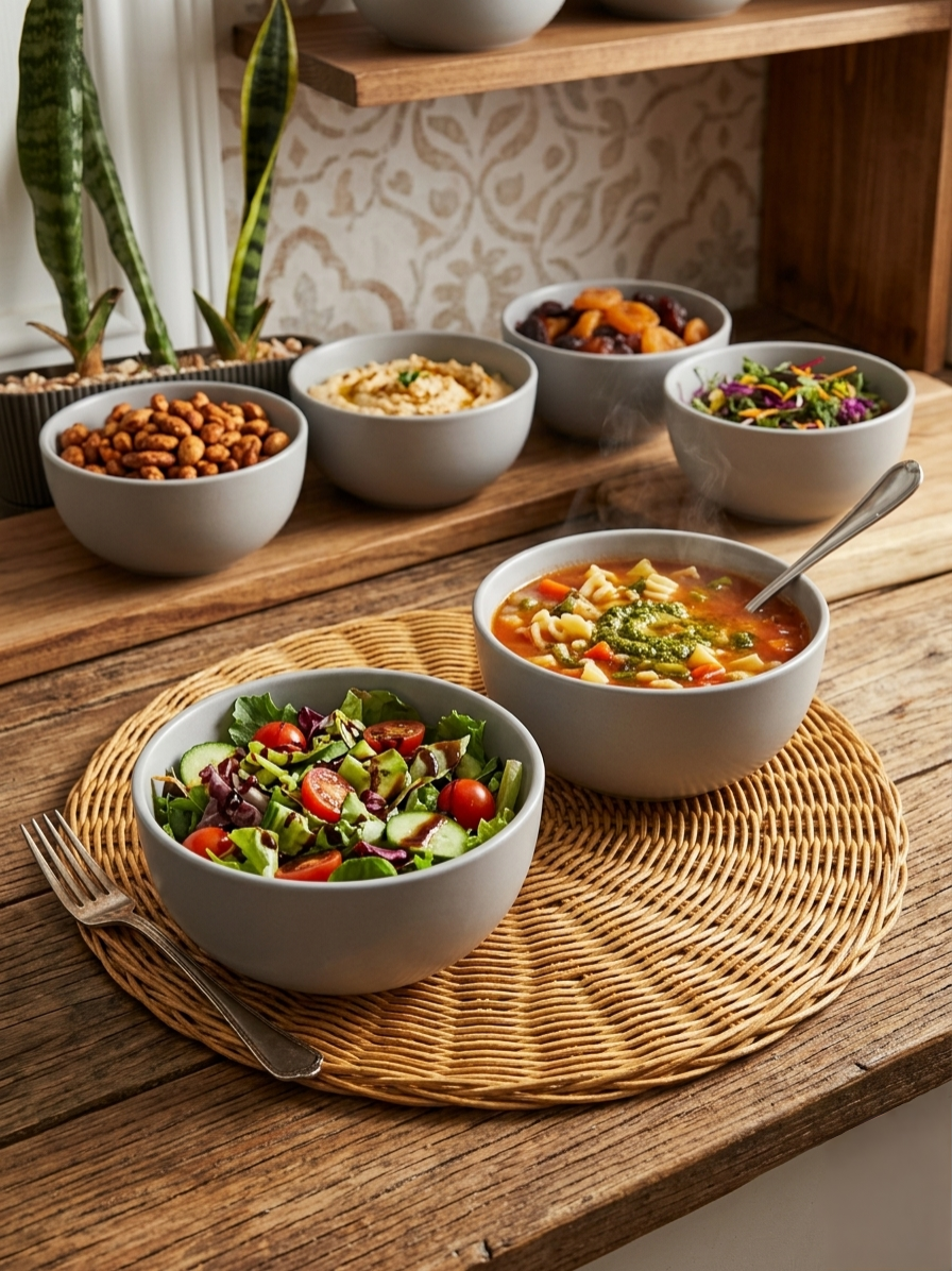 6-Piece Light Grey Bowl Set