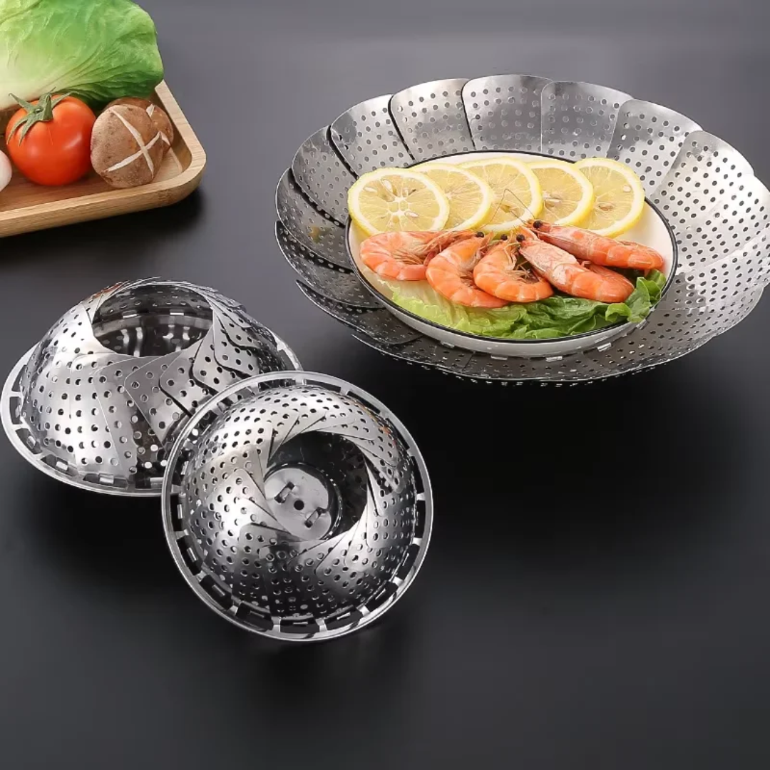 Stainless Steel Folding Steamer Basket