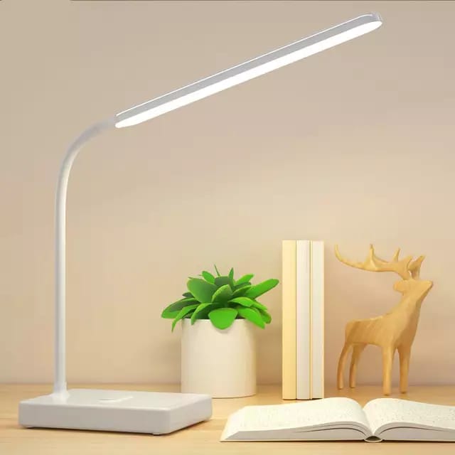 Rechargeable LED table lamp suitable for study or office use
