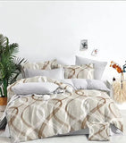 Cotton Flowered Duvet Cover Set