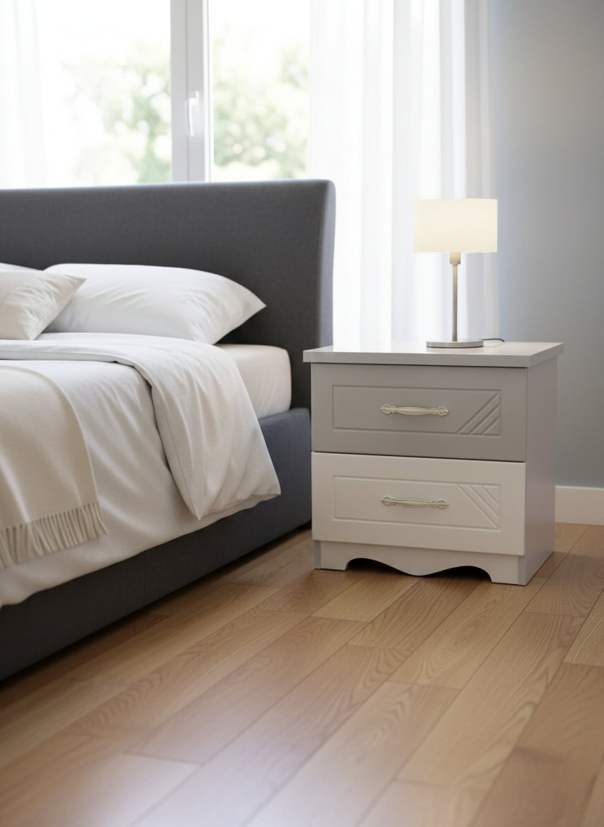 Solid Wood Bedside Table Nightstand