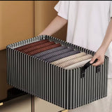 Foldable Padded Storage Box With Metallic Reinforcement