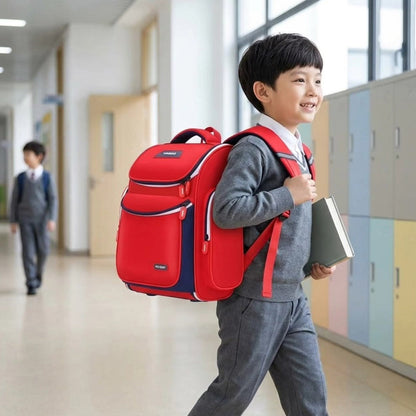 Waterproof YJ children school bag with spacious compartments and comfortable straps