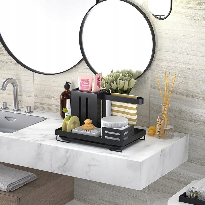 Carbon Steel Rust Proof Kitchen Sink Organizer Caddy