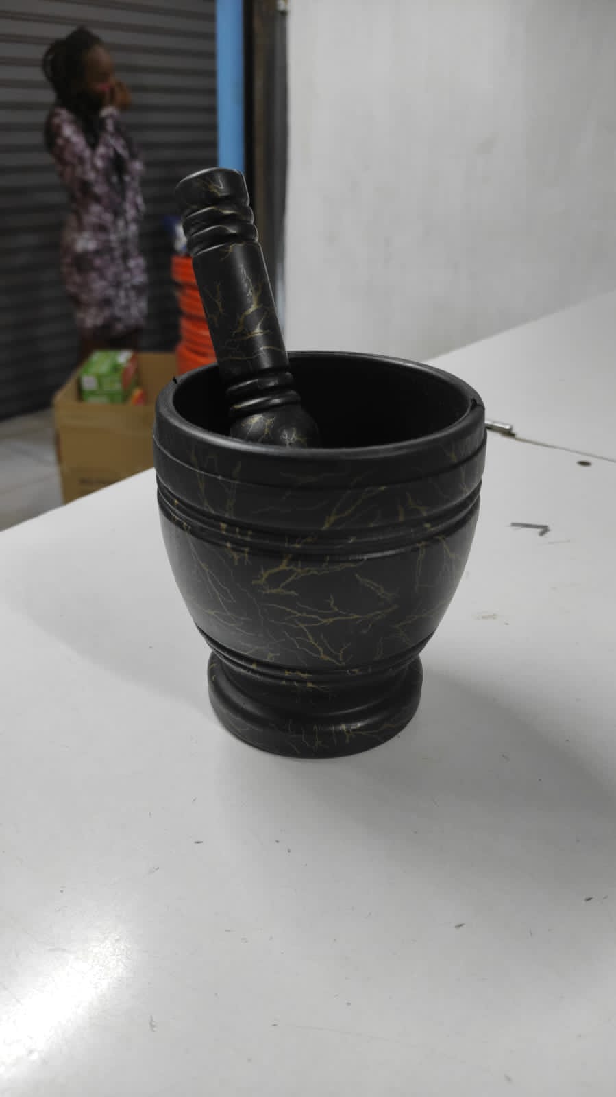 Marble Design Pestle & Mortar