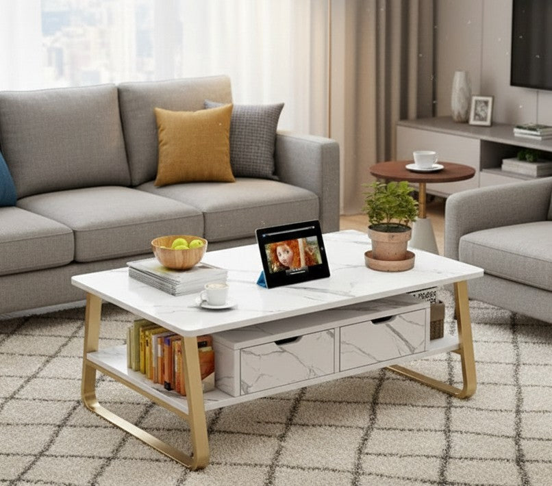 Coffee Table with Drawers