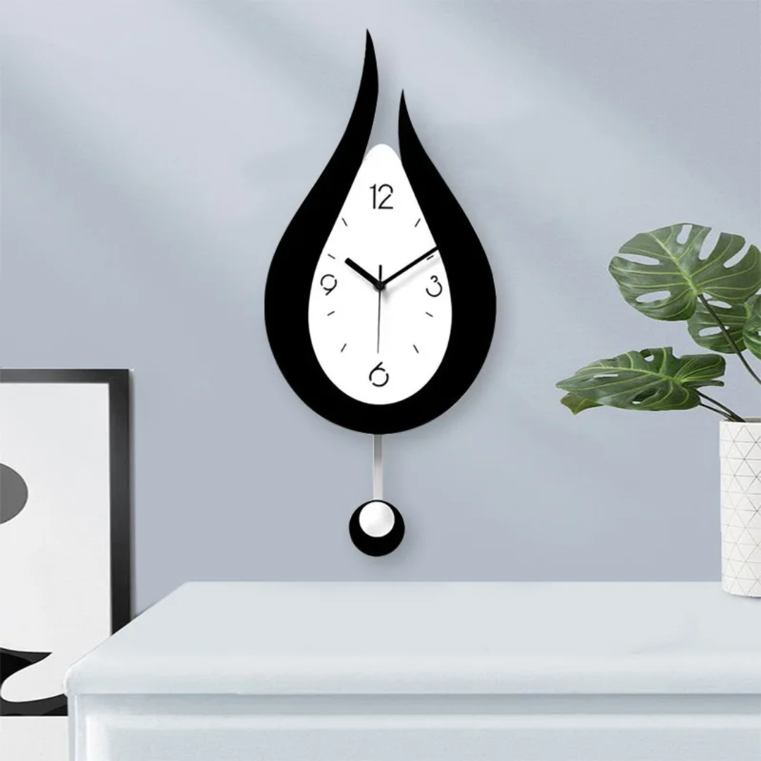 Modern U-Shaped Wall Clock