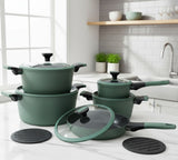 12Pc Nonstick Cooking Pots Set