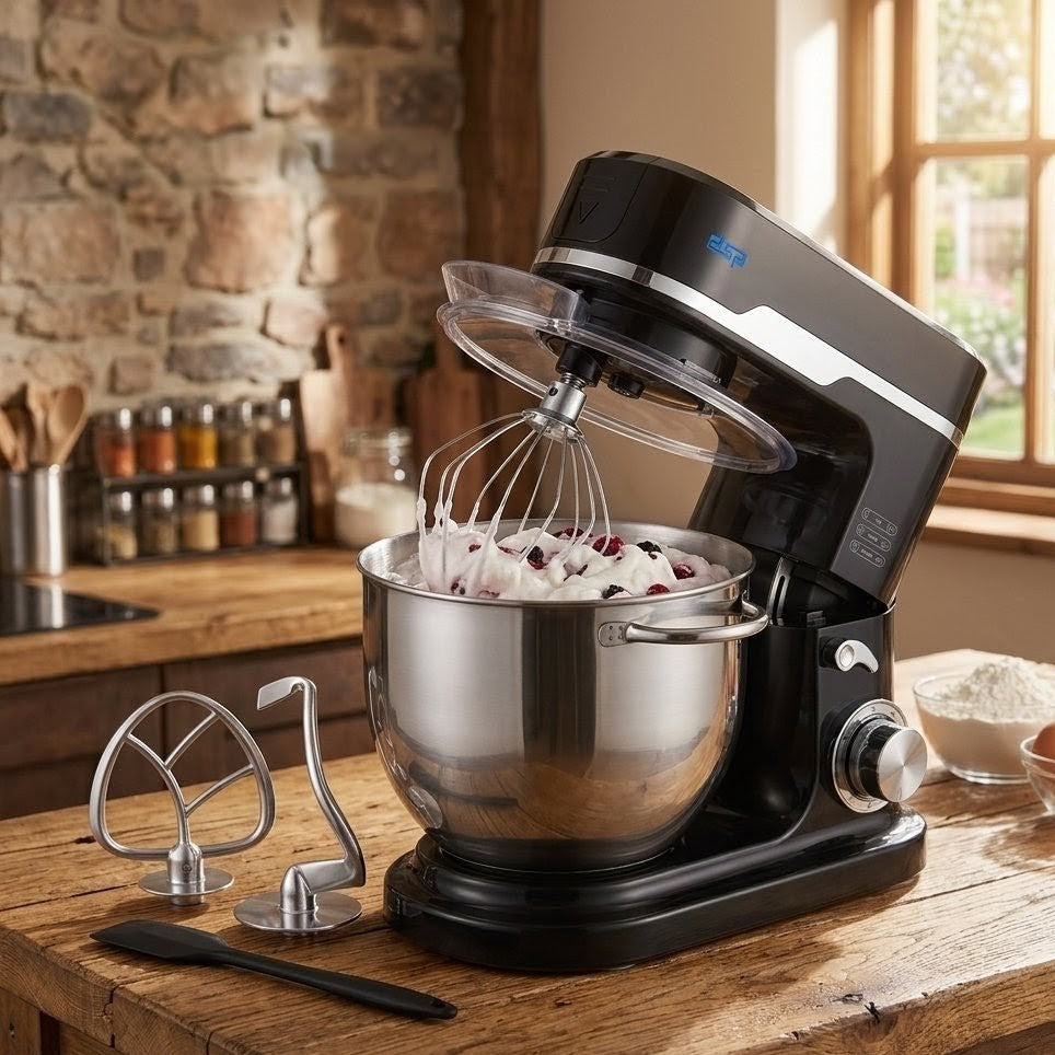 3 in 1 Stand Mixer 7.0L Stainless Steel Bowl 1500W Dough Mixer