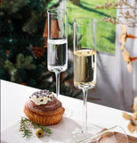 6Pcs Polycarbonate Flute Glass 165ml