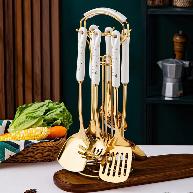 7pcs Stainless Steel Kitchenware Set