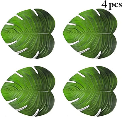 4PC Table Mats Leafy Green