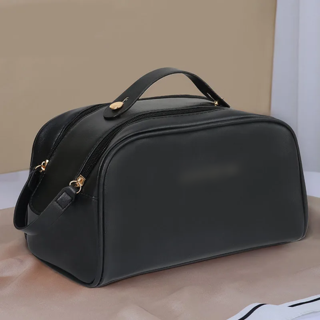 Double Zipper Makeup Bag