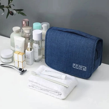 Portable Cosmetic Makeup Toiletry Bag with Hook