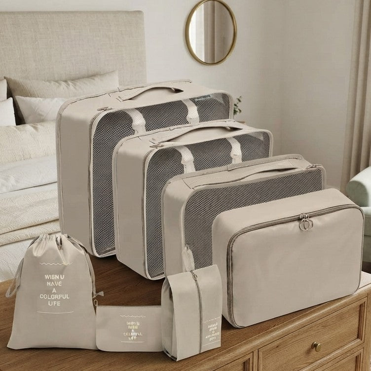 7 Piece Luggage Travel Organizer Set