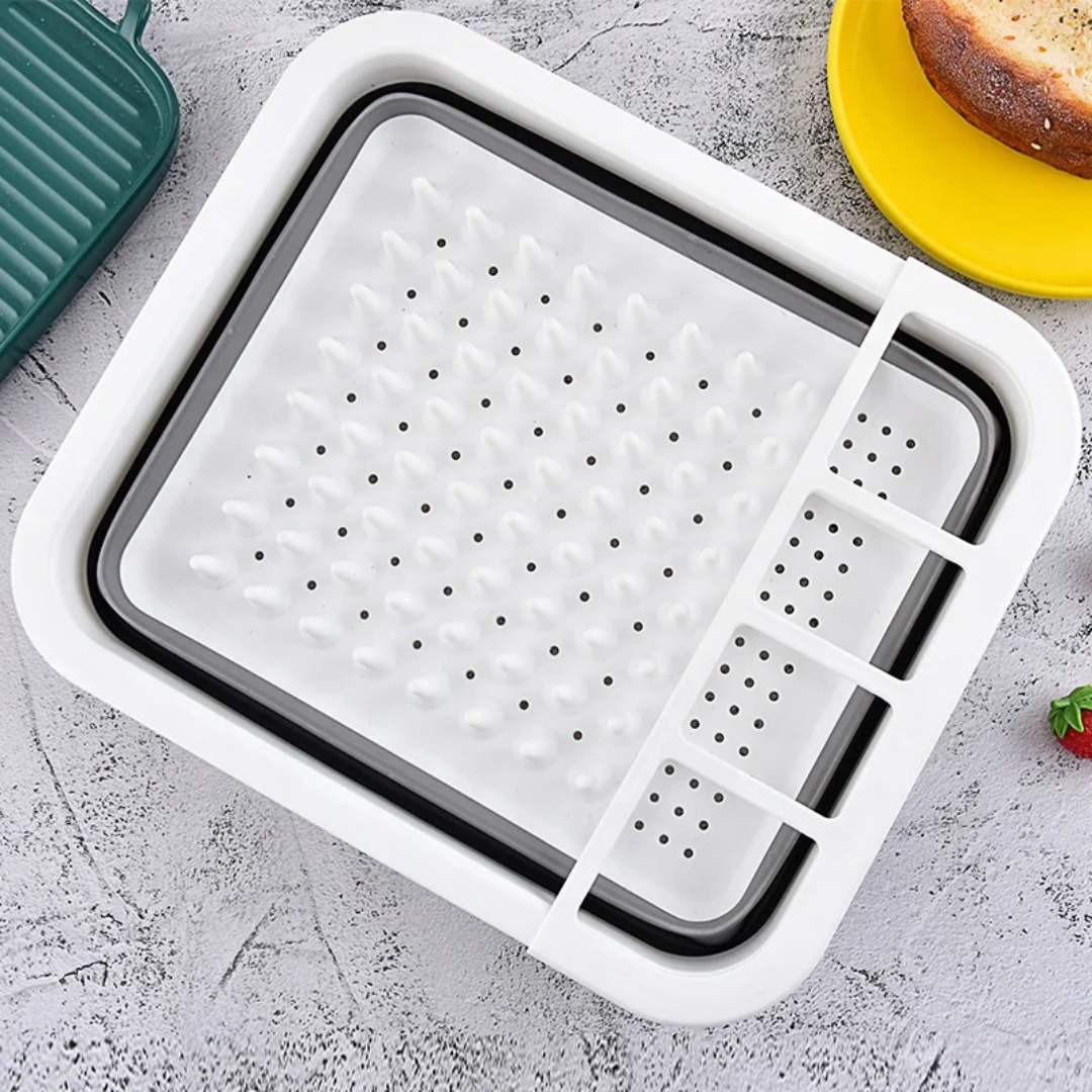 Foldable Silicone Dish Drainer