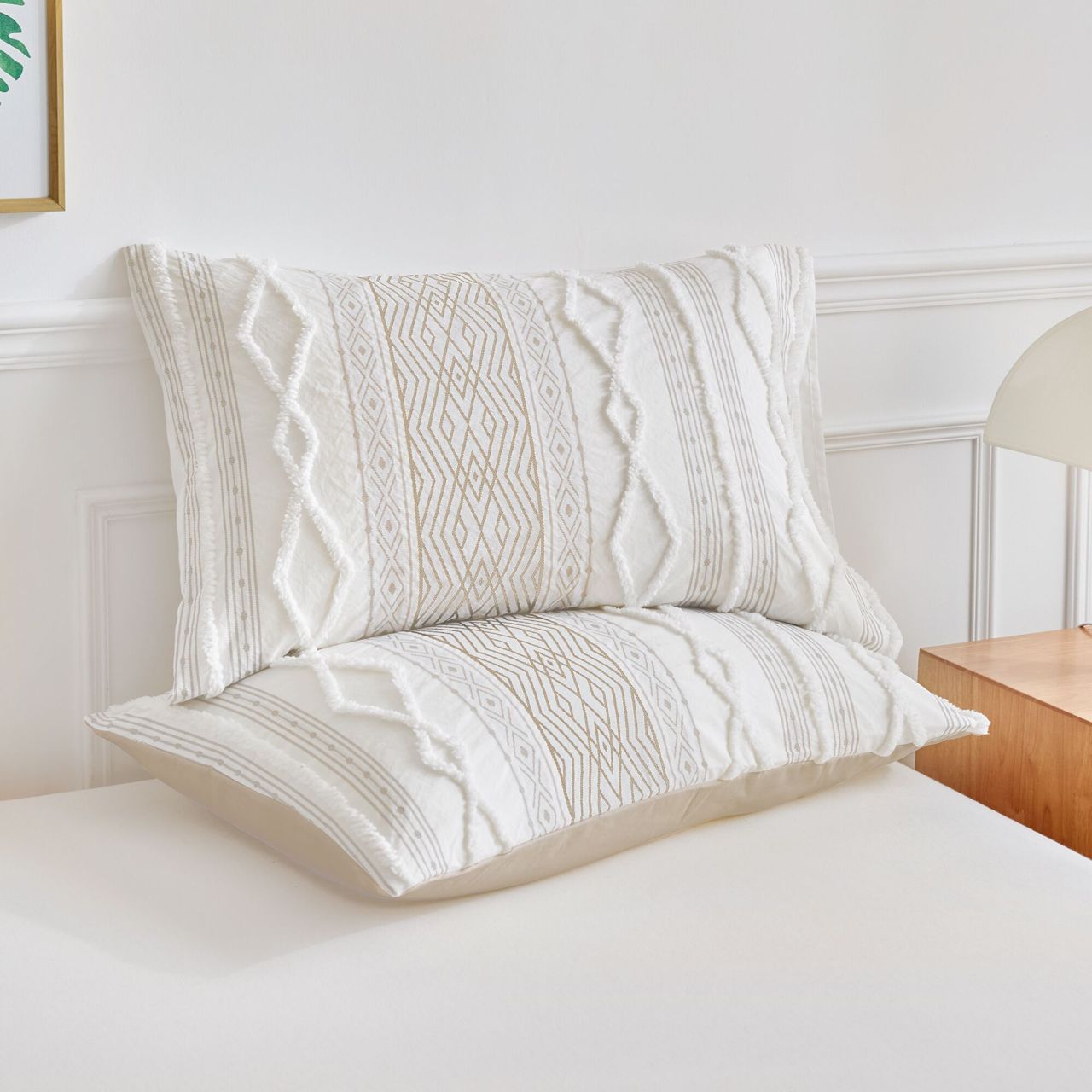 Extra Big Textured Duvet Cover Set