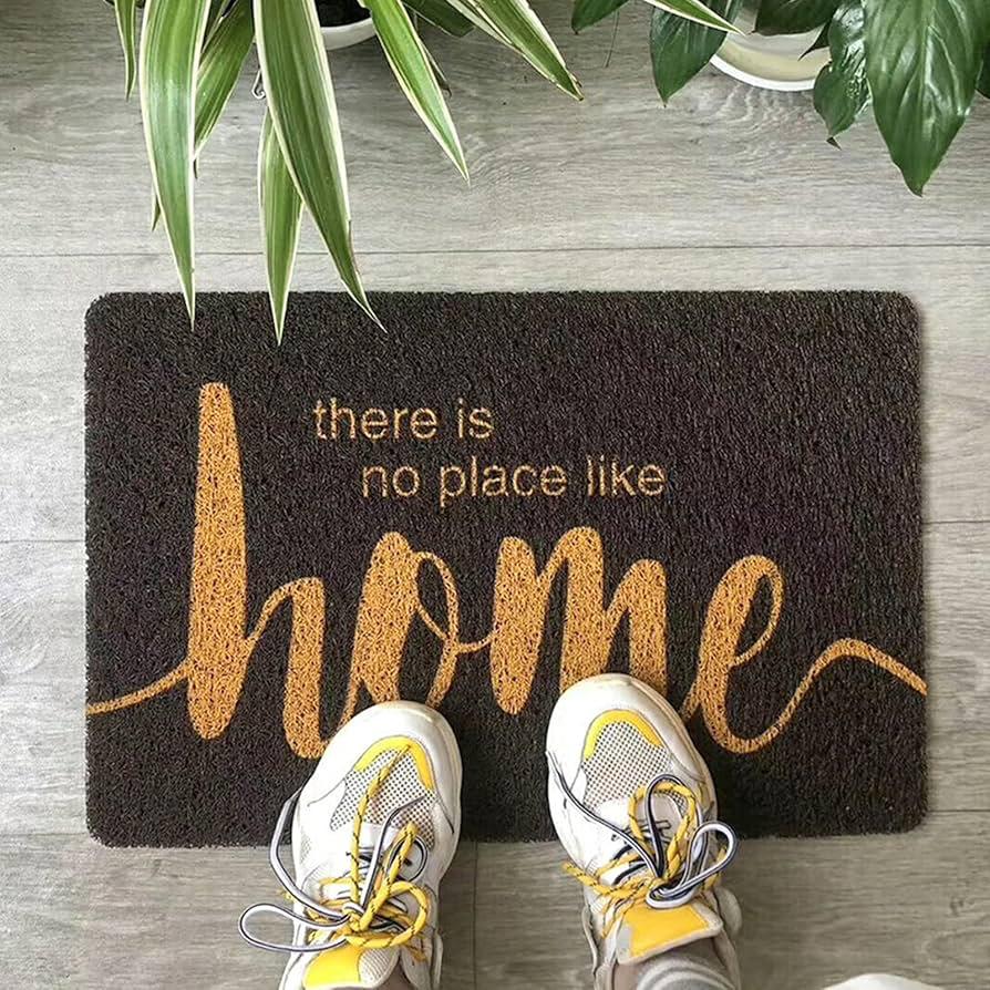 PVC welcome doormat size 40 x 60 cm for home and office entrances