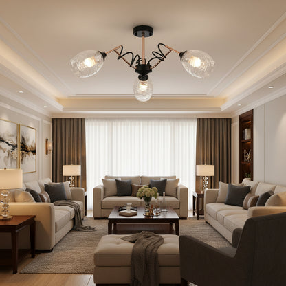 Modern 3 light E27 wall lamp for indoor decorative lighting and home interiors