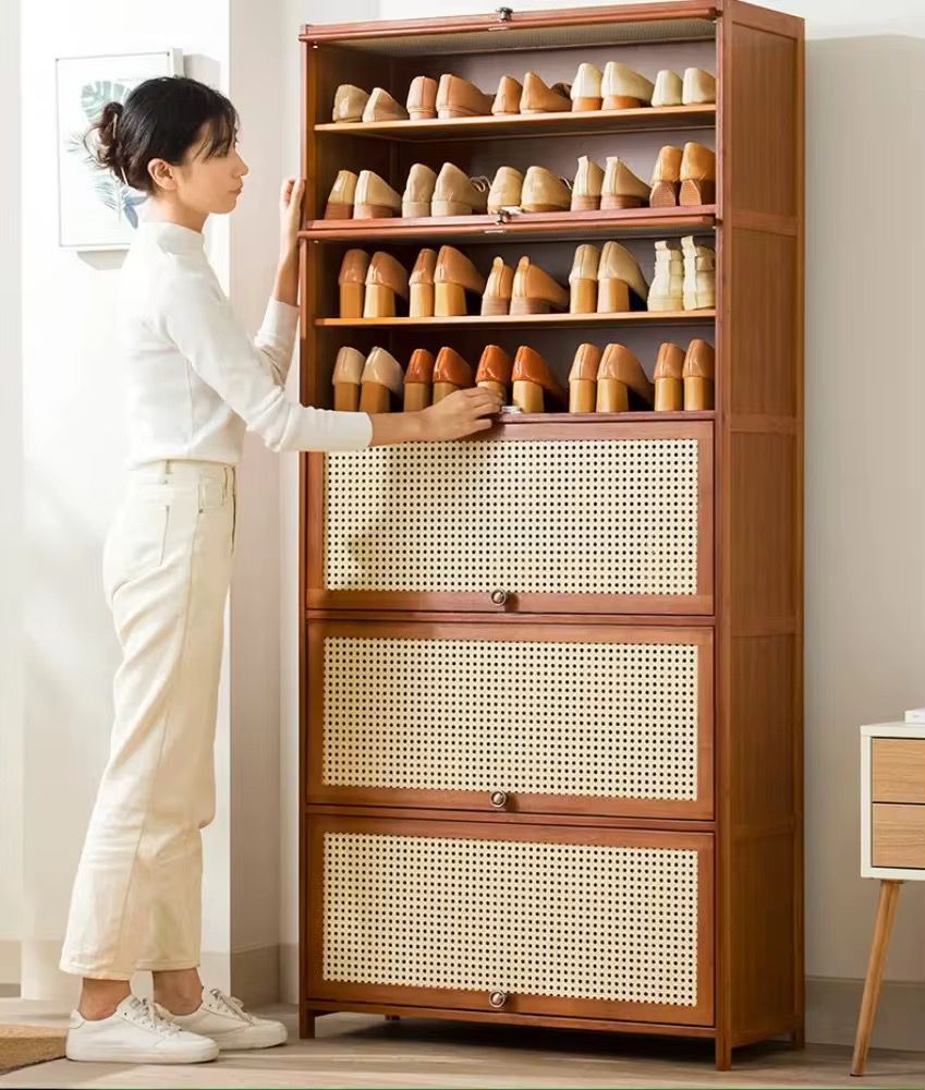 11 Layer Bamboo Shoe Storage Cabinet