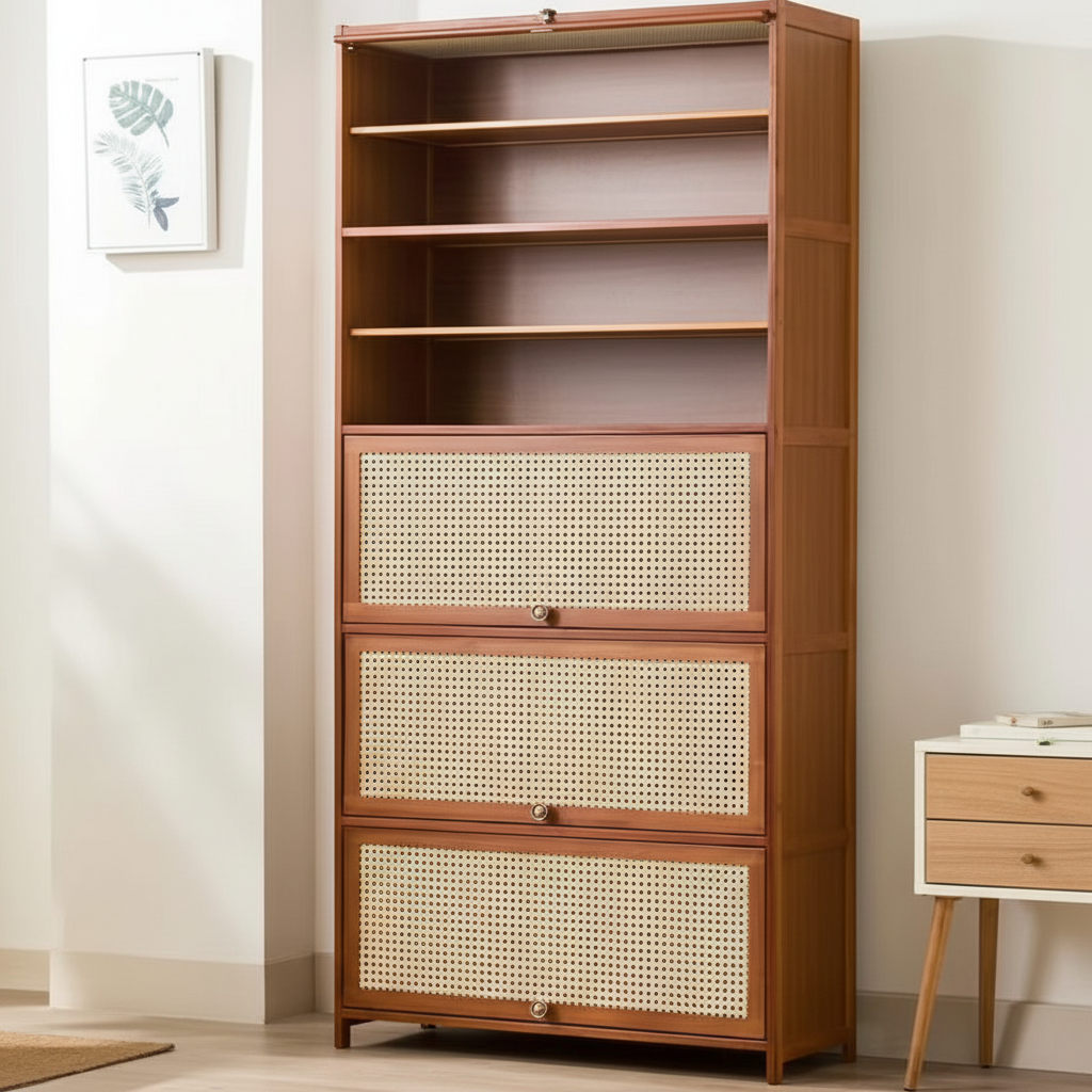 11 Layer Bamboo Shoe Storage Cabinet