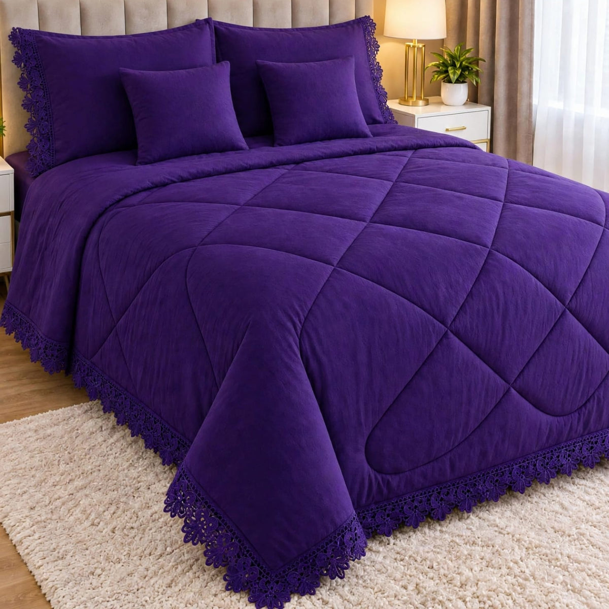 Cotton Duvet Bedding Set 6 × 6 ft