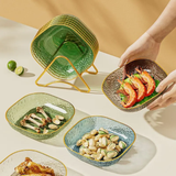 5Pcs Mini Acrylic Salad Plates