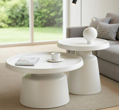 2 in 1 mushroom design nesting coffee table