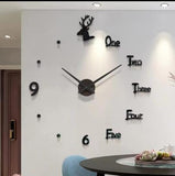 Numeral Acrylic Mirror Wall Clock