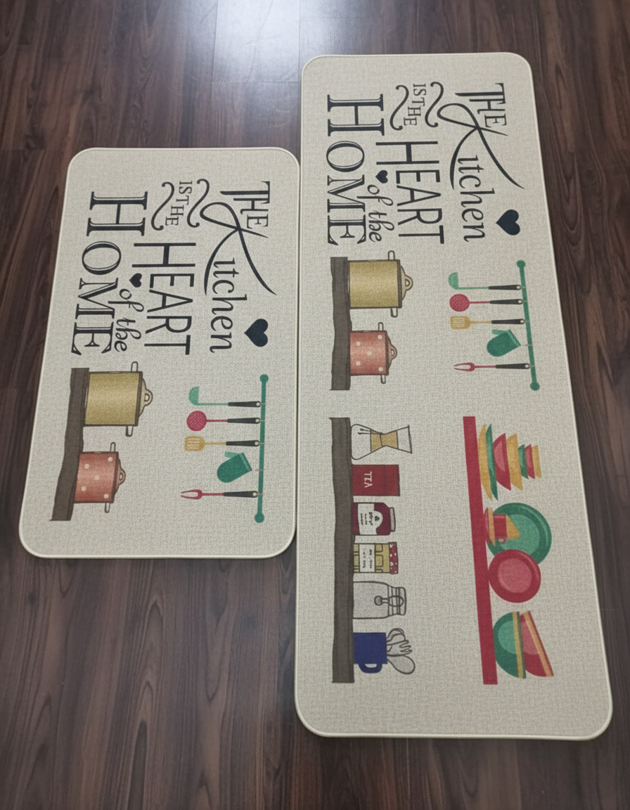 2-Piece Non-slip Kitchen Mats Set