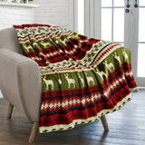 Christmas Sherpa Fleece Throw Blanket