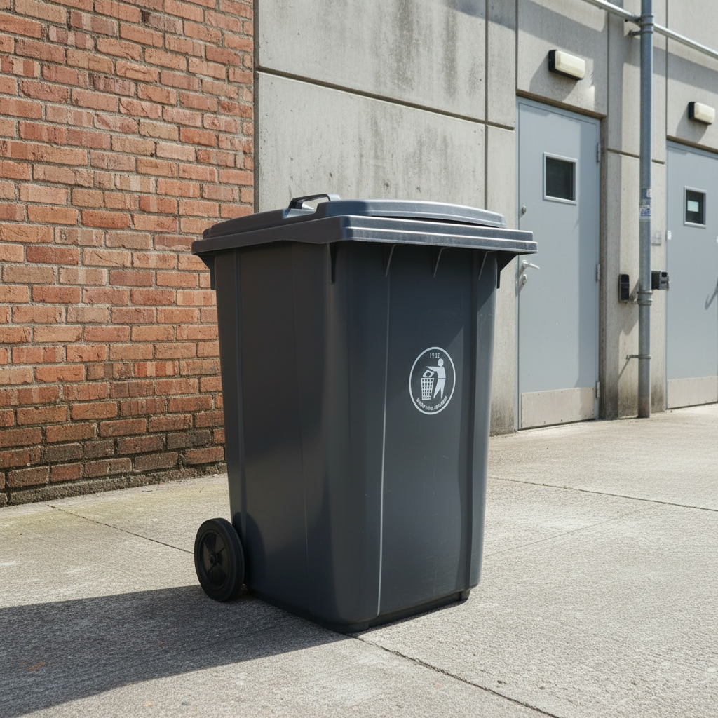 TT Dustbin With Wheels & NO PEDAL