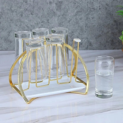 Glass & Cup Holder With Drainer