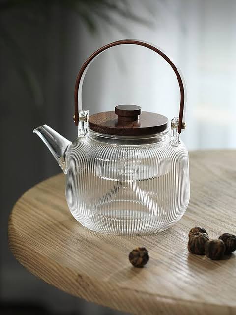 Borosilicate Glass Infuser and Steamer Teapot 1000ml