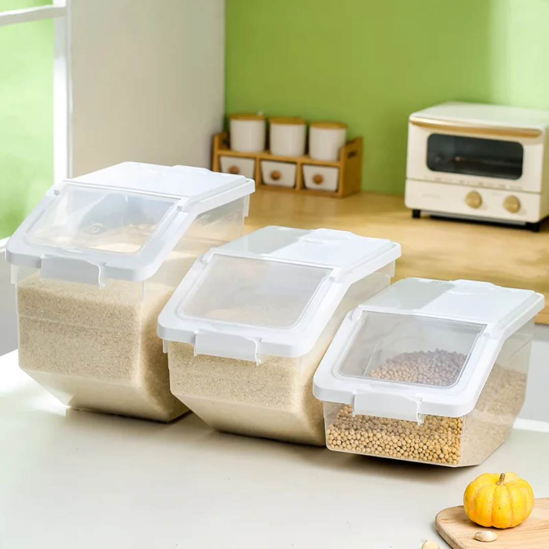 Rice Storage Box & Food Dispenser
