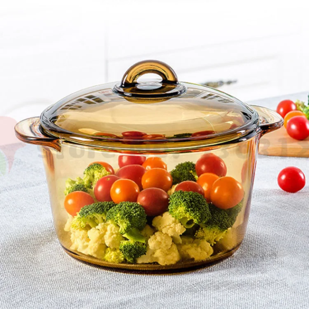 Borosilicate Glass Serving Pot