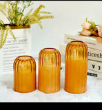 3 In 1 Advanced Glass Led Decor Lighting Candle Set
